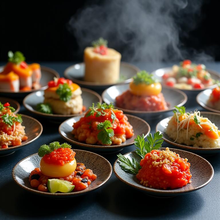 Cuisine du monde et menus exclusifs