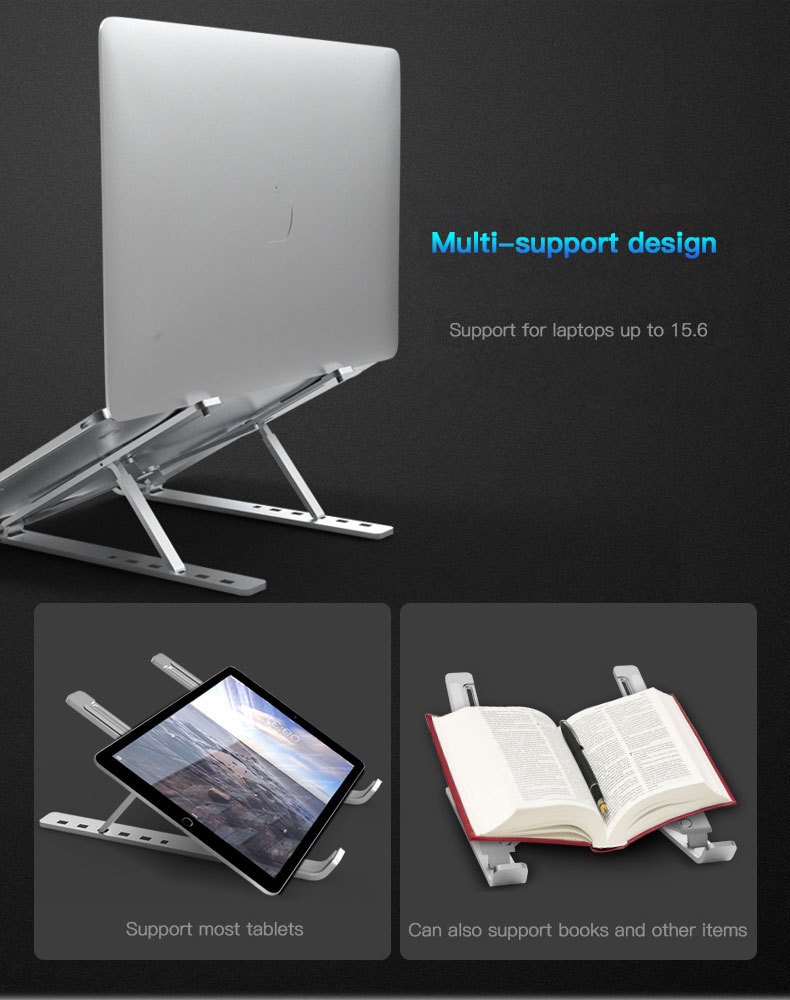 aluminium alloy lightweight portable laptop stand